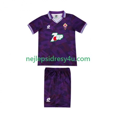 Fotbalový Dres ACF Fiorentina 1992 1993 Retro Dětské Domácí